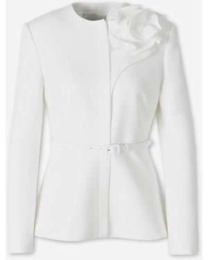 Roland Mouret Fitted Blazer - White