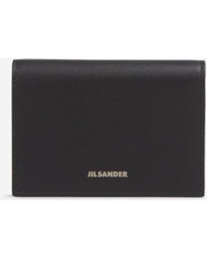 Jil Sander Leather Card Holder - White