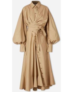 Zimmermann Rebellion Midi Dress - Natural