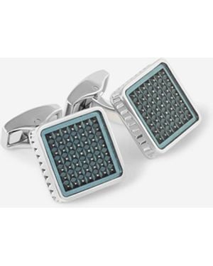 Tateossian Giza Ice Cufflinks - White