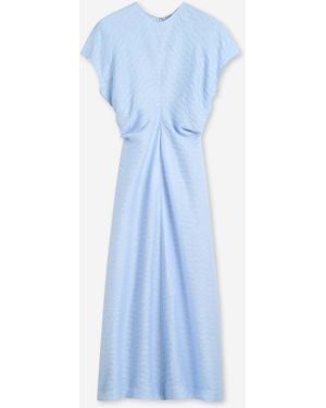 TOTEME Vestido Midi Manga Corta - Azul