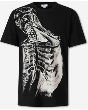 McQueen Sketch Anatomy T-Shirt - Black