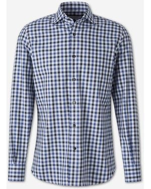 Santa Eulalia Camisa Cuadros Algodón - Azul