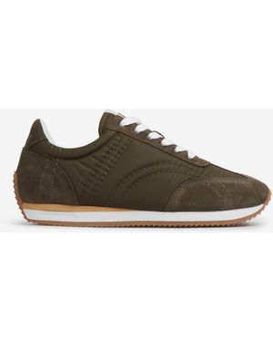TOTEME Monogram Trainers - Green
