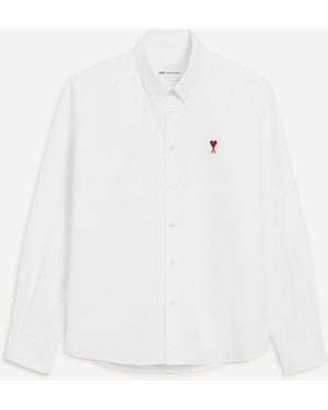 Ami Paris Logo Shirt - White