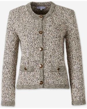Veronica Beard Rexton Cardigan - Natural