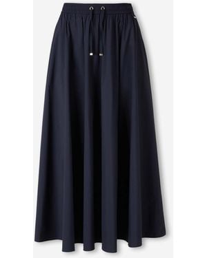 Herno Falda Midi Stretch - Azul