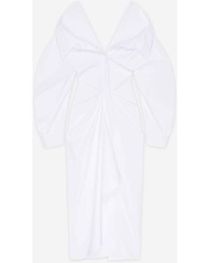 Givenchy Vestido Camisero Midi - Blanco