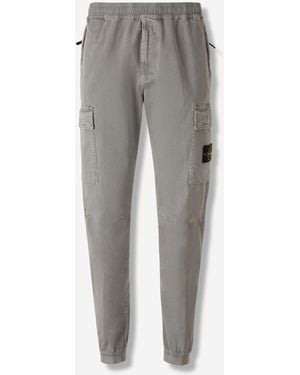 Stone Island Cargo Stretch Hosen - Grau