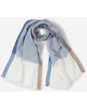 Santa Eulalia Linen Scarf - Blue