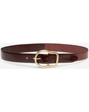 Dorothee Schumacher Crackle Shine Belt - White