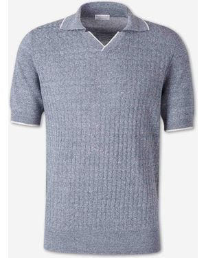 Santa Eulalia Thin Short Sleeve Jersey - Blue