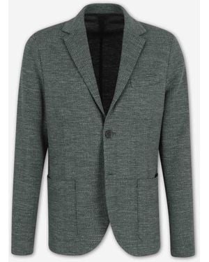 Harris Wharf London Blazer Straight Wool - Green