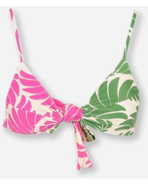 FARM Rio Bikini Top Estampado - Rosa