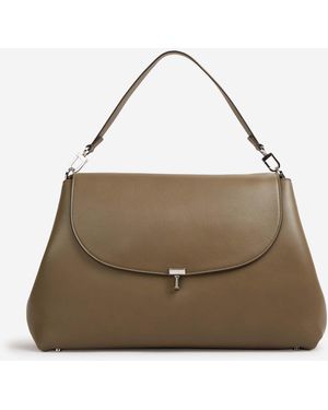 TOTEME T-Lock Crossbody Bag - Metallic