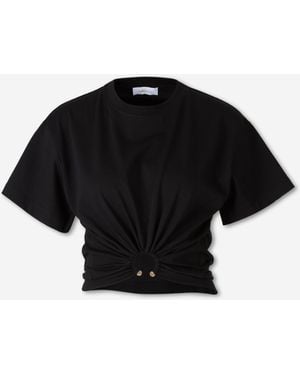 Rabanne T-Shirt À Manches Courtes - Noir