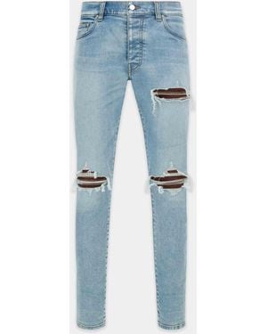 Amiri Jeans Croc Mx1 - Azul
