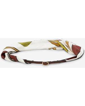 Dorothee Schumacher Pañuelo Cuoio Softness - Blanco