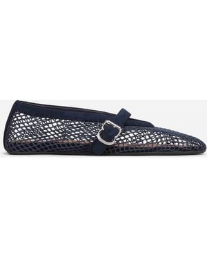 Alaïa Bailarinas Planas Calados - Blanco