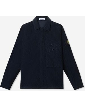 Stone Island Camicia Sovrapposta - Blu