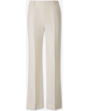 KHAITE Straight Leg Trousers - White