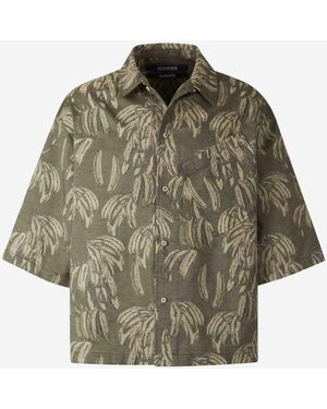 Jacquemus Camisa Estampado Aloe - Neutro