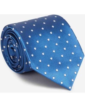 Tom Ford Cravatta A Pois - Blu