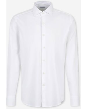 Santa Eulalia Cotton Dress Shirt - White