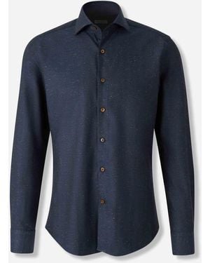 Santa Eulalia Chemise En Coton Moucheté - Bleu