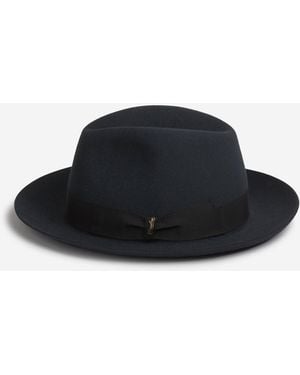 Borsalino Rabbit Fur Hat - Black