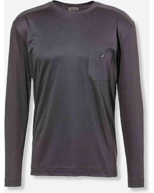 Zimmerli of Switzerland Pyjama Shirt - Blue