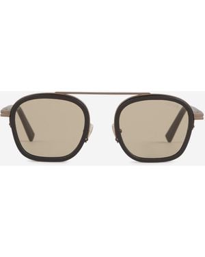ZEGNA Gafas De Sol Aviador - Marrón
