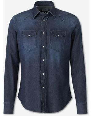 Santa Eulalia Camisa Efecto Denim - Azul
