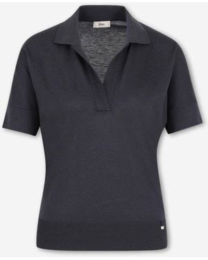 Herno Short-Sleeve Polo Shirt - Blue