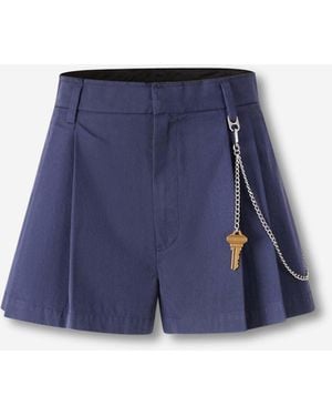 Alexander Wang Mini Cotton Shorts - Blue