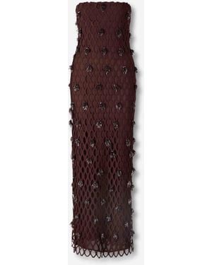 Jonathan Simkhai Midi Dress - Purple