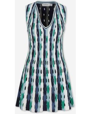 Jonathan Simkhai Mini Knit Dress - Blue