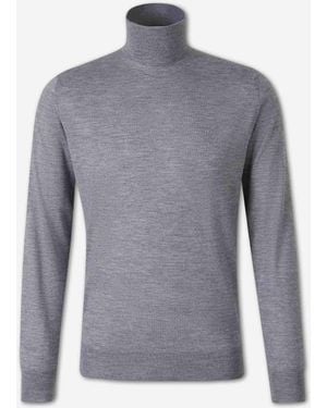 Santa Eulalia Thin Turtleneck Jumper - Blue