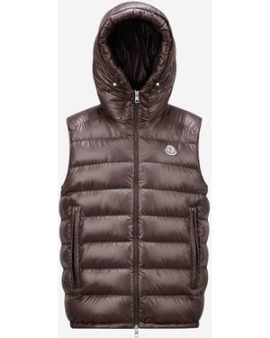 Moncler Gilet Imbottito Barant - Marrone