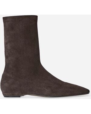 The Row Bottines Cindy - Marron
