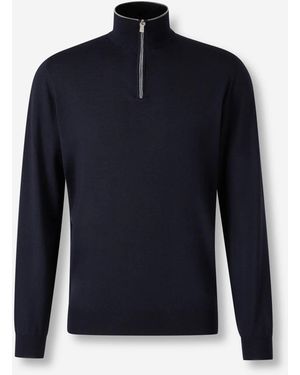 Santa Eulalia Zipper Jumper - Blue