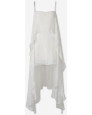 STAUD Valencia Mini Dress - White