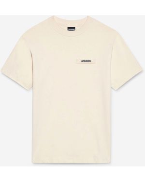 Jacquemus Gros Grain T-Shirt - Natural