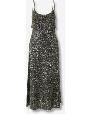 Rabanne Midi Sequin Dress - Multicolor