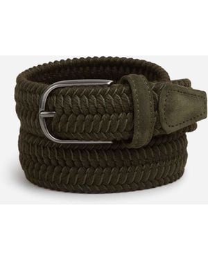 Santa Eulalia Braided Belt - Black