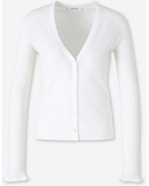 Dorothee Schumacher Refined Essentials Cardigan - White