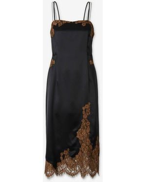 Dorothee Schumacher Midi Lingerie Dress - Black