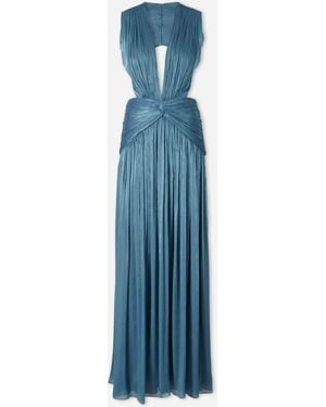 Costarellos Maxi Dress Silla - Blue