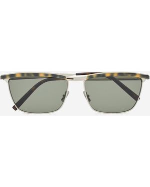 Saint Laurent Occhiali Da Sole Quadrati - Metallizzato