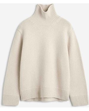 TOTEME Oversize-Wolljersey - Natur